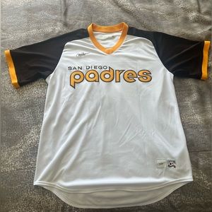 Men's San Diego Padres Nike White Home Cooperstown Collection Team Jersey